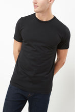 Load image into Gallery viewer, Pack of 4 T-shirts Black, Olive, White and Navy Blue.
