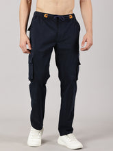 Load image into Gallery viewer, Relaxed Fit Twill Cargos Navy