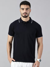 Load image into Gallery viewer, Everyday Deep Navy Blue Polo T-Shirt