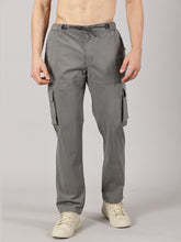 Load image into Gallery viewer, Relaxed Fit Cargos Grey