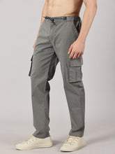 Load image into Gallery viewer, Relaxed Fit Cargos Grey