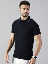 Load image into Gallery viewer, Everyday Deep Navy Blue Polo T-Shirt