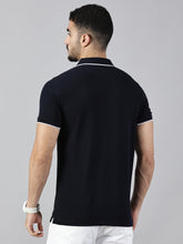 Load image into Gallery viewer, Everyday Deep Navy Blue Polo T-Shirt