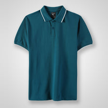 Load image into Gallery viewer, Everyday Teal Blue Polo T-Shirt
