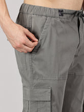 Load image into Gallery viewer, Relaxed Fit Cargos Grey