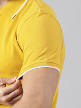 Load image into Gallery viewer, Everyday Mustard Yellow Polo T-Shirt