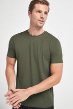 Load image into Gallery viewer, Pack of 4 T-shirts Black, Olive, White and Navy Blue.