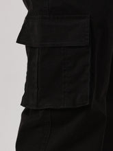 Load image into Gallery viewer, Relaxed Fit Cargos Black