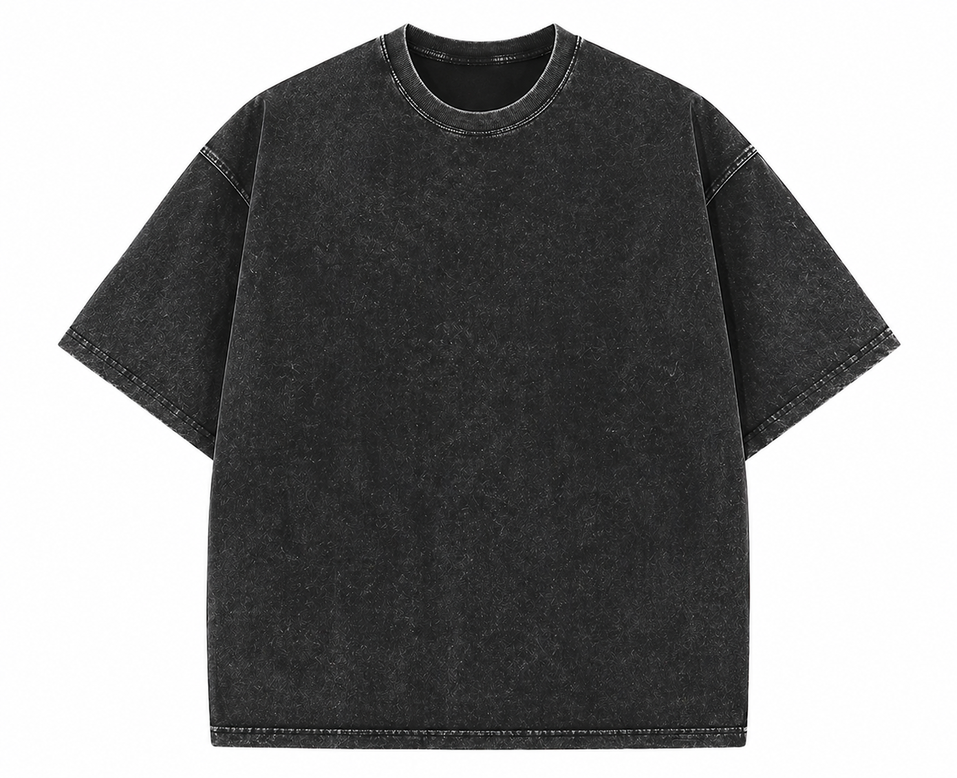 Heavyweight Oversize Stone Washed T-Shirt Black – Mark Morphy