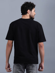 Heavyweight Oversized Solid T-Shirts Black