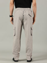 Load image into Gallery viewer, Relaxed Fit Linen Cargo Ash Grey