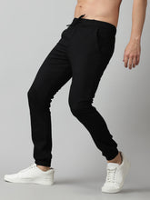 Load image into Gallery viewer, Black Twill joggers
