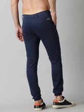 Load image into Gallery viewer, Navy Blue Twill joggers