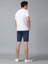 Load image into Gallery viewer, Teal Blue stretch men chino shorts