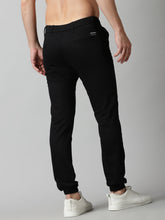 Load image into Gallery viewer, Black Twill joggers