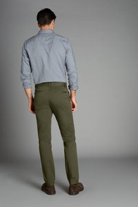 An Everyday Classic Olive Stretch Men Chinos - Mark Morphy