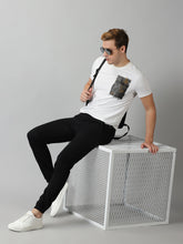 Load image into Gallery viewer, Black Twill joggers