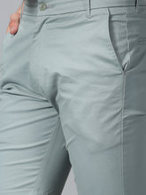 Load image into Gallery viewer, Mint Blue stretch men chino shorts