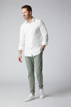 Load image into Gallery viewer, An Everyday Classic Light Green Stretch Men Chinos - Mark Morphy
