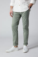 Load image into Gallery viewer, An Everyday Classic Light Green Stretch Men Chinos - Mark Morphy