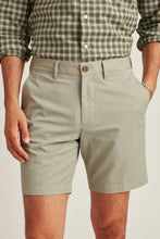 Load image into Gallery viewer, Light Green stretch men chino shorts