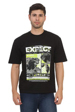 Load image into Gallery viewer, Heavyweight Oversize Graphic T-Shirt Black
