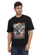 Load image into Gallery viewer, Heavyweight Oversize Graphic T-Shirt Black
