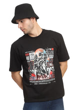 Load image into Gallery viewer, Heavyweight Oversize Graphic T-Shirt Black
