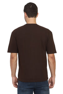 Heavyweight Oversize Graphic T-Shirt Brown