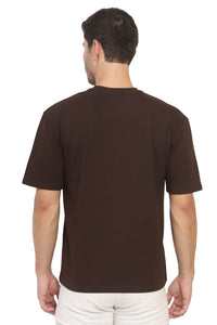 Heavyweight Oversize Graphic T-Shirt Brown