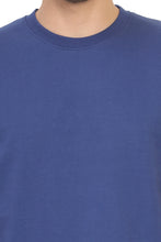 Load image into Gallery viewer, Heavyweight Oversize Solid T-Shirts Blue
