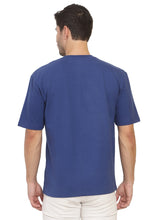 Load image into Gallery viewer, Heavyweight Oversize Graphic T-Shirt Blue
