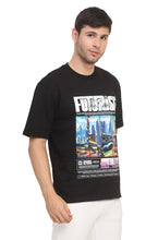 Load image into Gallery viewer, Heavyweight Oversize Graphic T-Shirt Black
