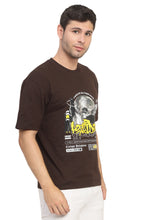 Load image into Gallery viewer, Heavyweight Oversize Graphic T-Shirt Brown
