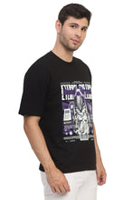 Load image into Gallery viewer, Heavyweight Oversize Graphic T-Shirt Black
