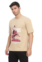 Load image into Gallery viewer, Heavyweight Oversize Graphic T-Shirt Beige
