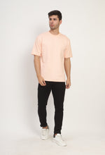 Load image into Gallery viewer, Heavyweight Oversize Solid T-Shirt Peach
