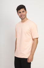 Load image into Gallery viewer, Heavyweight Oversize Solid T-Shirt Peach
