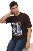 Load image into Gallery viewer, Heavyweight Oversize Graphic T-Shirt Brown
