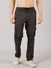 Load image into Gallery viewer, Pack of 2 Relaxed Fit Cargos Charcoal Grey m&amp; Oatmeal
