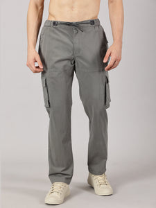 Relaxed Fit Cargos Grey