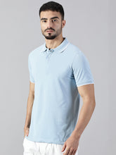 Load image into Gallery viewer, Everyday Powder Blue Polo T-Shirt
