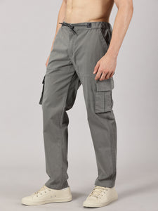 Relaxed Fit Cargos Grey