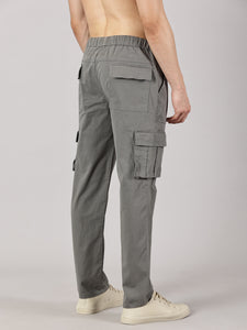 Relaxed Fit Cargos Grey