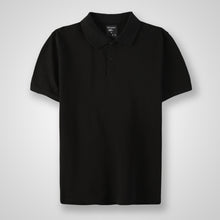 Load image into Gallery viewer, Everyday Black Polo T-Shirt
