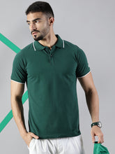 Load image into Gallery viewer, Everyday Green Polo T-Shirt
