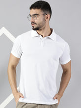 Load image into Gallery viewer, Everyday White Polo T-Shirt
