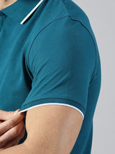 Load image into Gallery viewer, Everyday Teal Blue Polo T-Shirt
