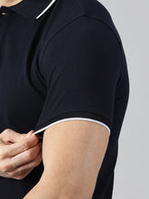 Load image into Gallery viewer, Everyday Deep Navy Blue Polo T-Shirt
