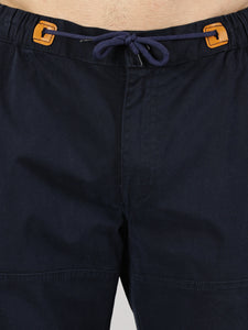 Relaxed Fit Cargos Navy